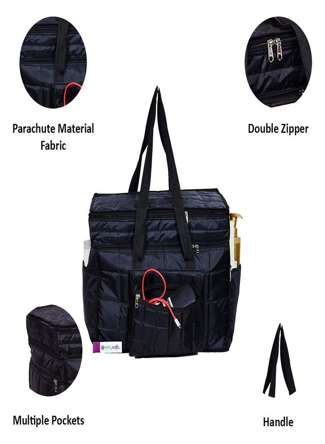 PrettyKrafts Travel Air Bag Large Set of 3 bags, very light weight, Compact Packing Duffel Bag, water resistant, easy care travelling & Storage bag, Extra top compartment, Multiple pockets_Blue - Image 4